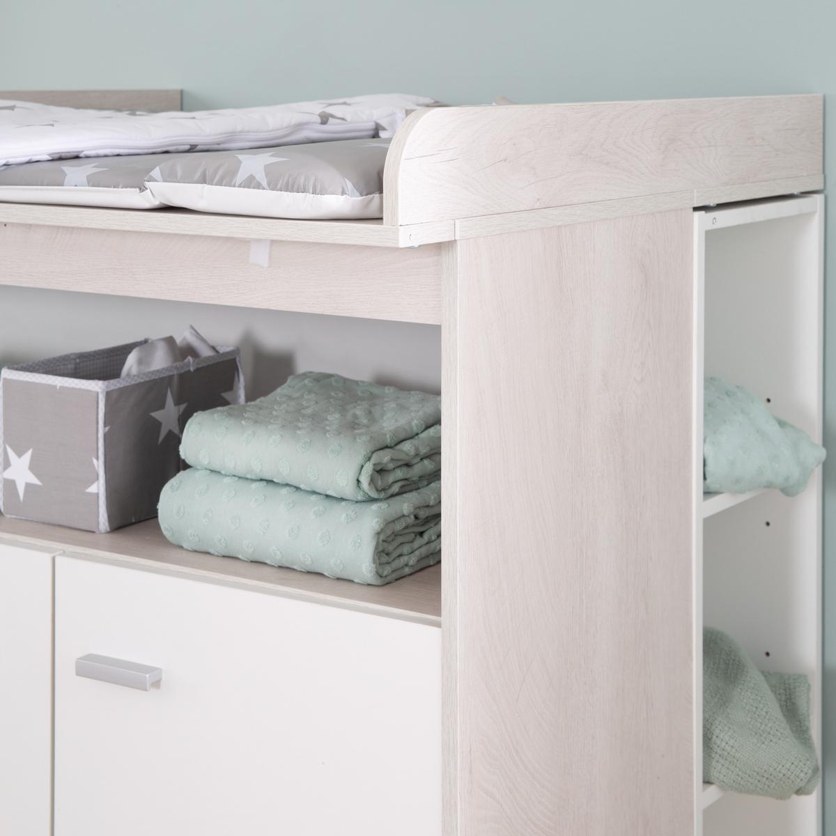 WICKELKOMMODE Julia - Weiß, Holzwerkstoff/Kunststoff (117/98/75cm) - Roba