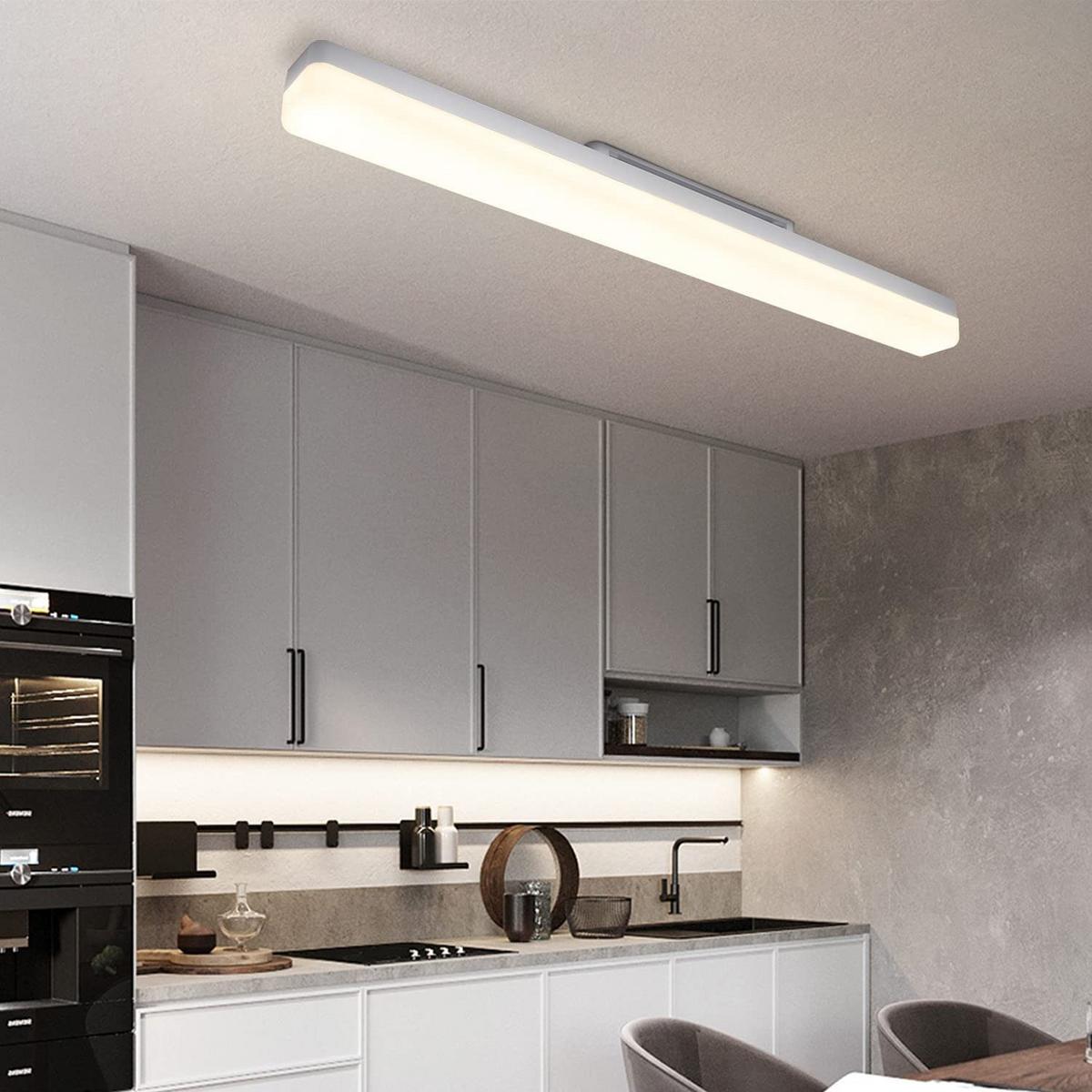 LED-DECKENLEUCHTE Aatrox 60/4.5/5cm - Weiß, Metall (60/4.5/5cm) - ZMH