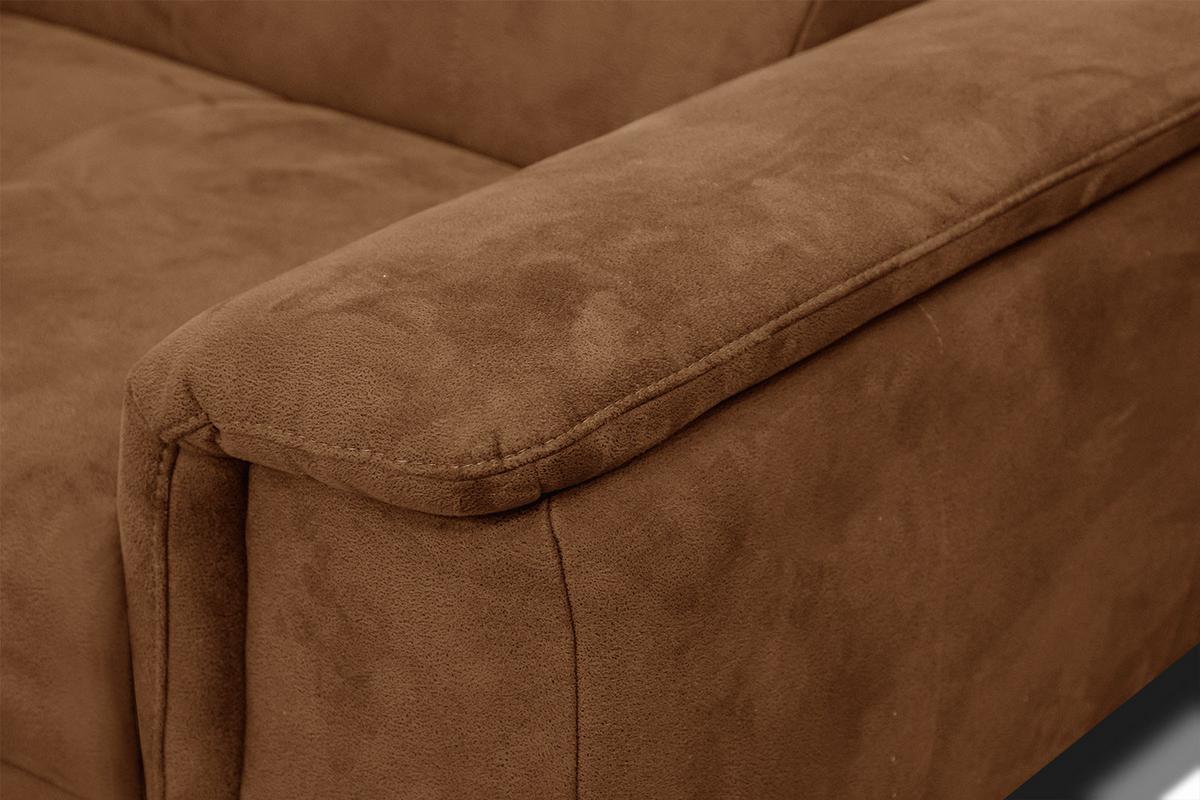 ECKSOFA FIERO 4-Sitzer, braun - Schwarz/Braun, Holzwerkstoff/Textil (158/269cm) - Wozimo