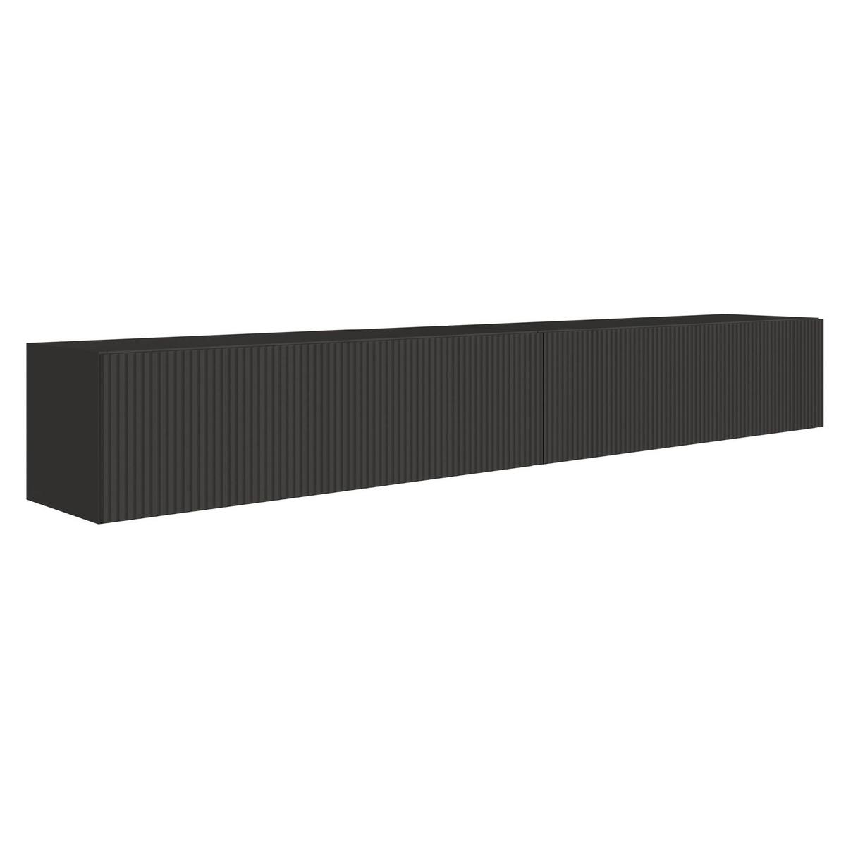 TV-LOWBOARD Veldio hängend Schwarz 200 cm - Schwarz, Holzwerkstoff (201.6/28.5/31.6cm) - Selsey