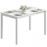 ESSTISCH Vryvan 120/70/74 cm - Weiß, Holz (120/70/74cm) - ZMH