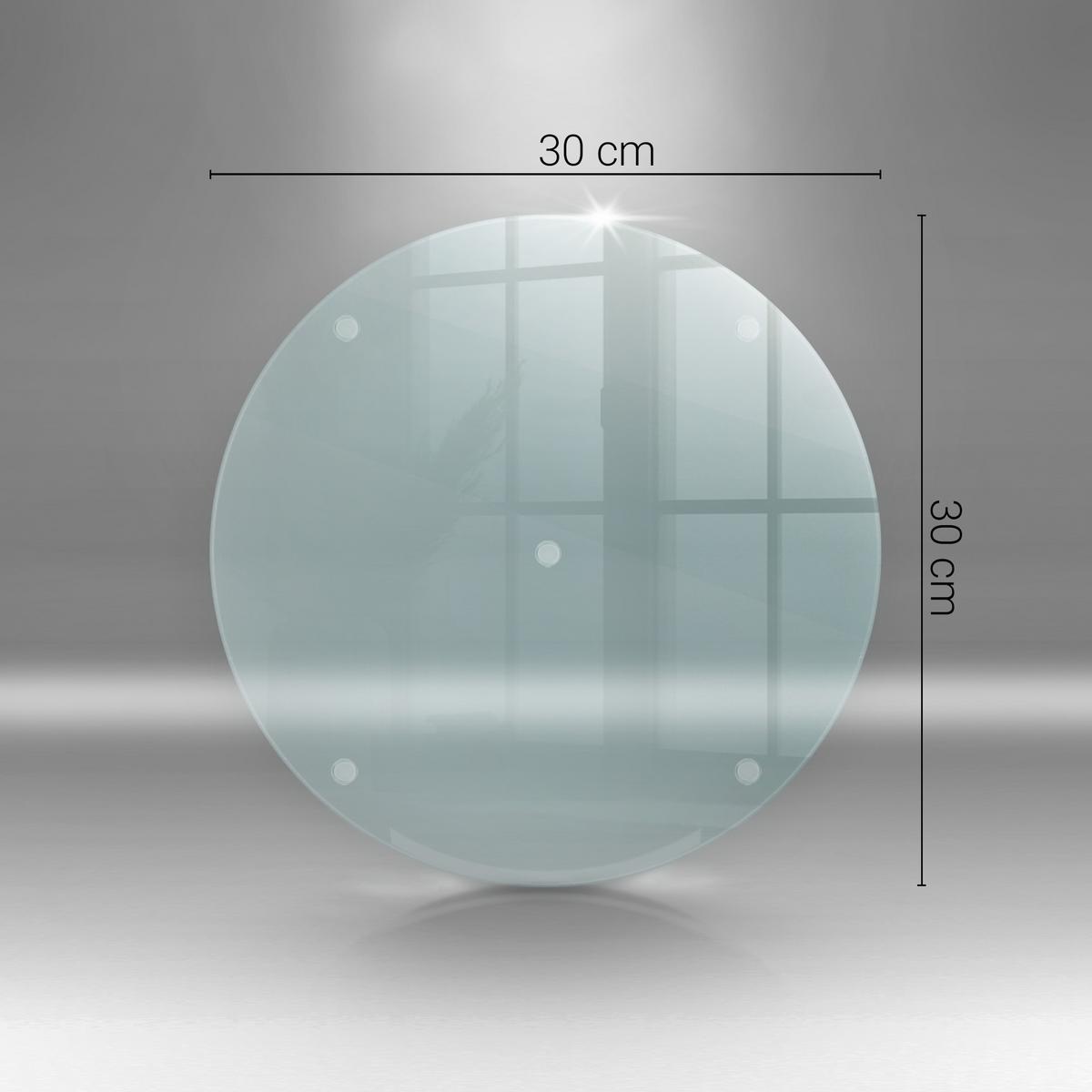 HERDABDECKPLATTE 30 cm Transparent Runder - Transparent, Glas (30/0.4/30cm) - TULUP