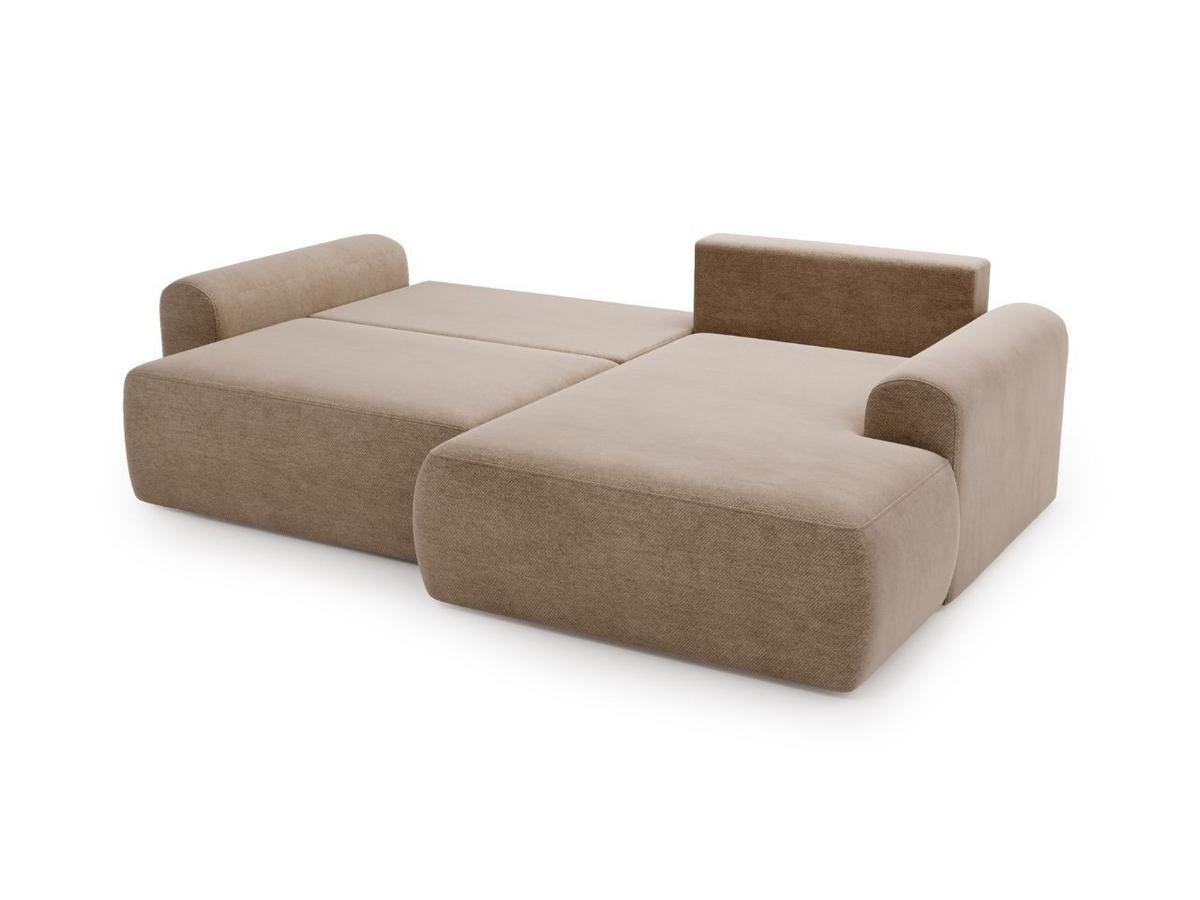 ECKSOFA Savana Braun Rechts - Braun, Holz/Textil (177/257cm) - Graingold
