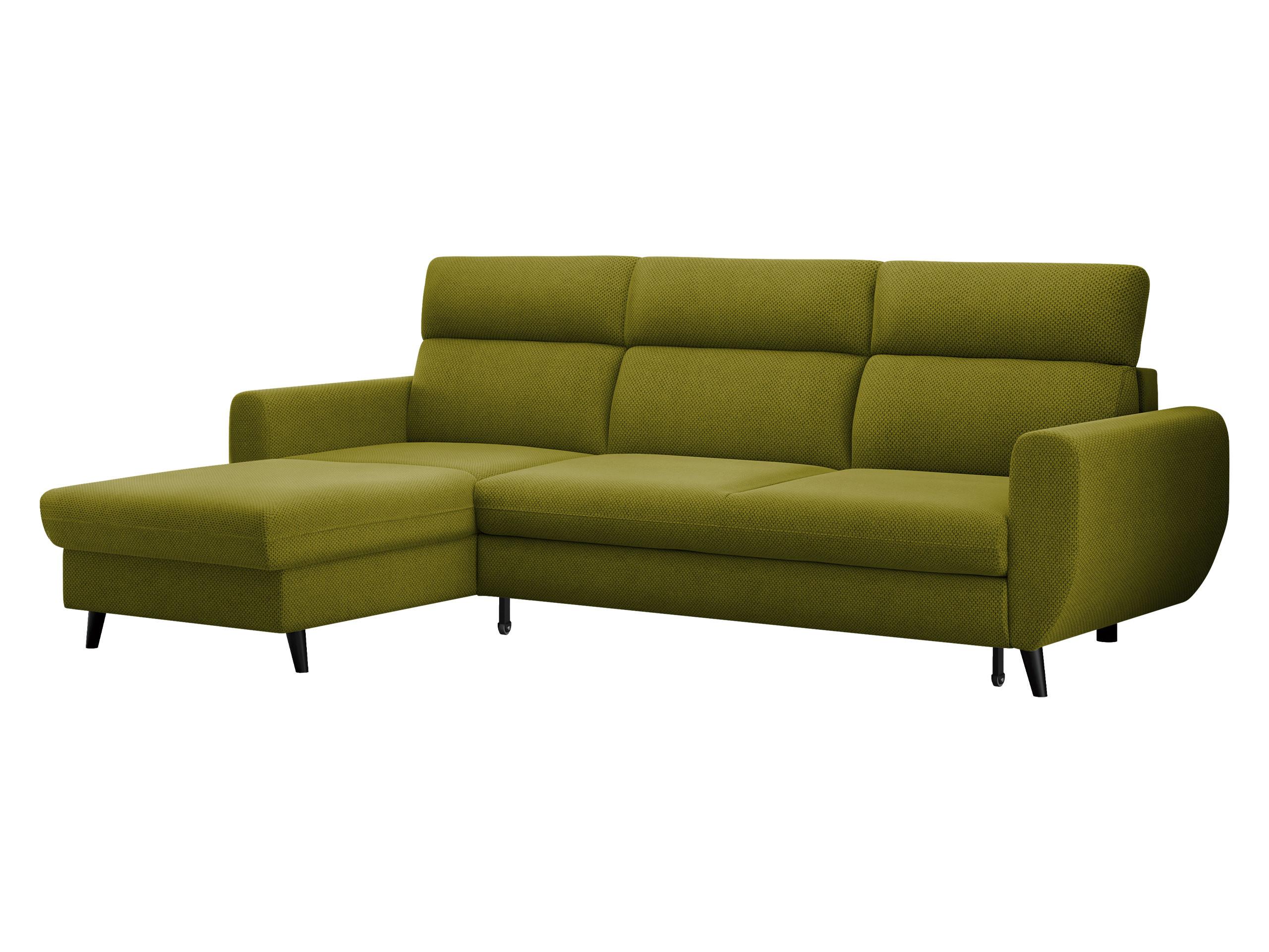 ECKSOFA Torro Mini, Seite: Links - Grün, Holz/Textil (258/168cm) - MIRJAN24