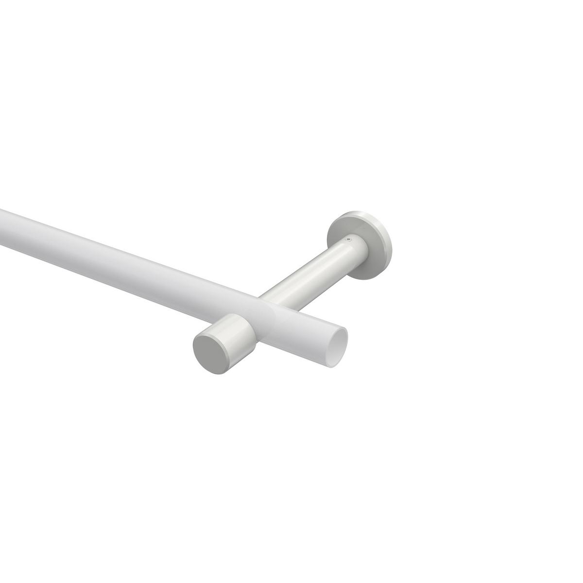 TRÄGER FÜR GARDINENSTANGEN 20 mm Ø, Prestige 1-läufig, Weiß - Weiß, Metall (13.7/4/4cm) - INTERDECO