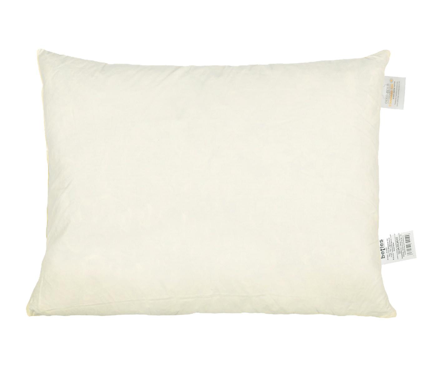FEDERKISSEN PublikPrall 50/60 cm - Beige/Creme, Naturmaterialien/Textil (50/60cm) - beties Heimtextil