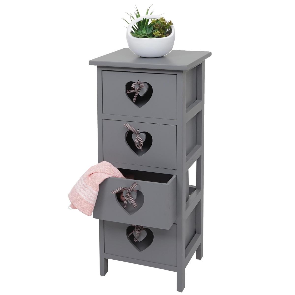 KOMMODE Grau, Blau - Blau/Grau, Holz (29/70/25cm) - MCW