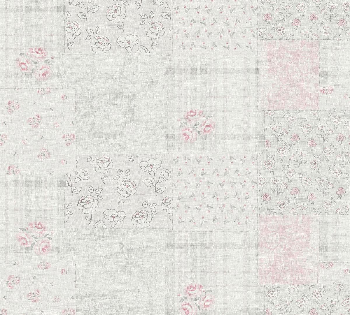 VLIESTAPETE Grau 53/1005 cm - Rot, Kunststoff/Textil (53/1cm) - KUNSTLOFT