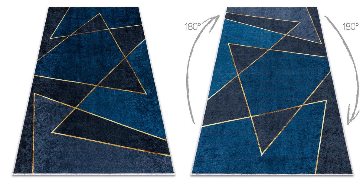 TEPPICH Miro 120/170 cm - Blau, Textil (120/170cm) - rugsX