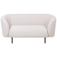 2-SITZER-SOFA Polsterbezug Beige Loen - Beige, Textil (155/79/70cm) - Beliani