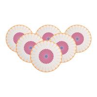 SERVIERPLATTEN Fleur Couleur bunt ø 31,8 cm 6er Set - Multicolor, Keramik (31.8/2.4/31.8cm) - Villeroy & Boch