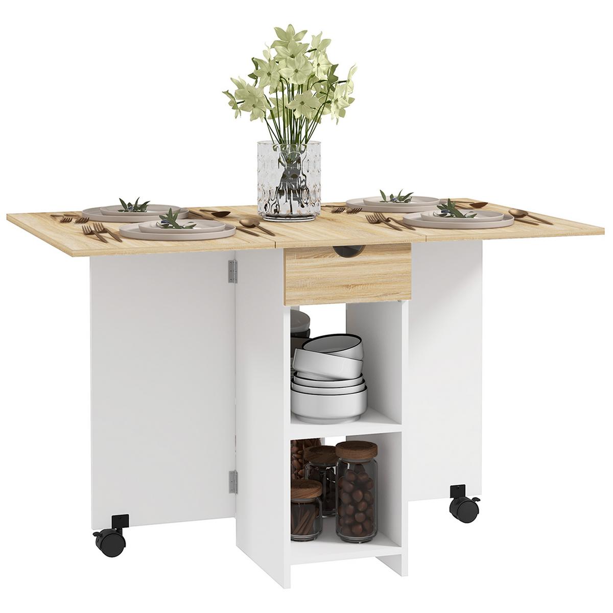 ESSTISCH Pylos 120/72/75 cm - Braun, Holz (120/72/75cm) - ZMH