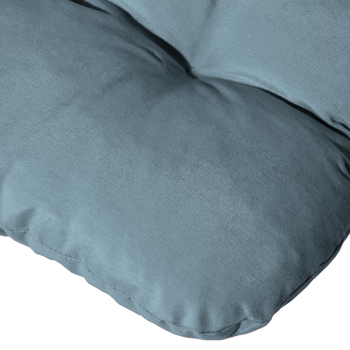 DECKCHAIRAUFLAGE Flair DC 200x50x8cm Taubenblau (2tlg) - Blaugrau, Textil (50/200cm) - Beautissu 