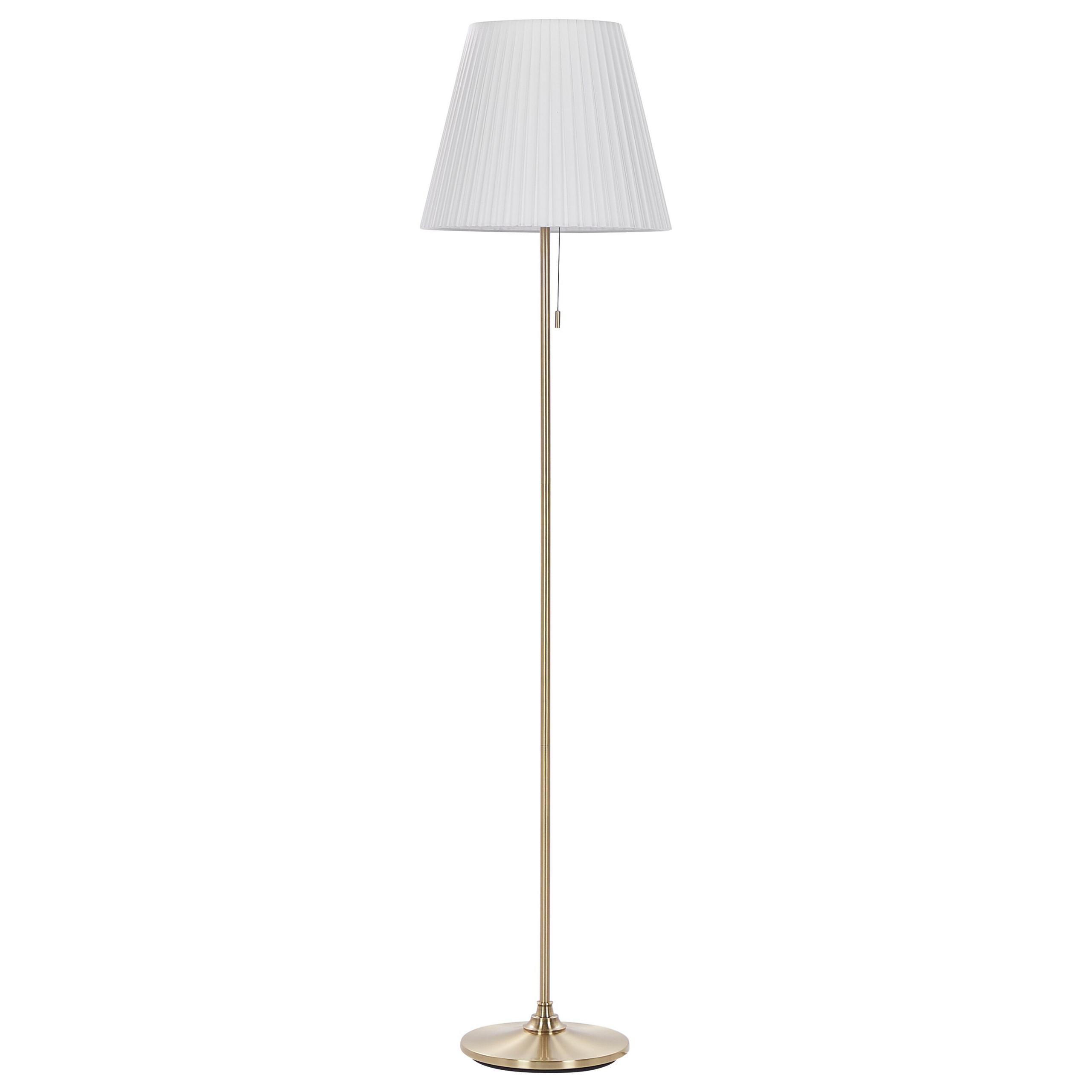 STEHLAMPE Torysa 35/35/148 cm - Messingfarben, Metall (35/35/148cm) - Beliani