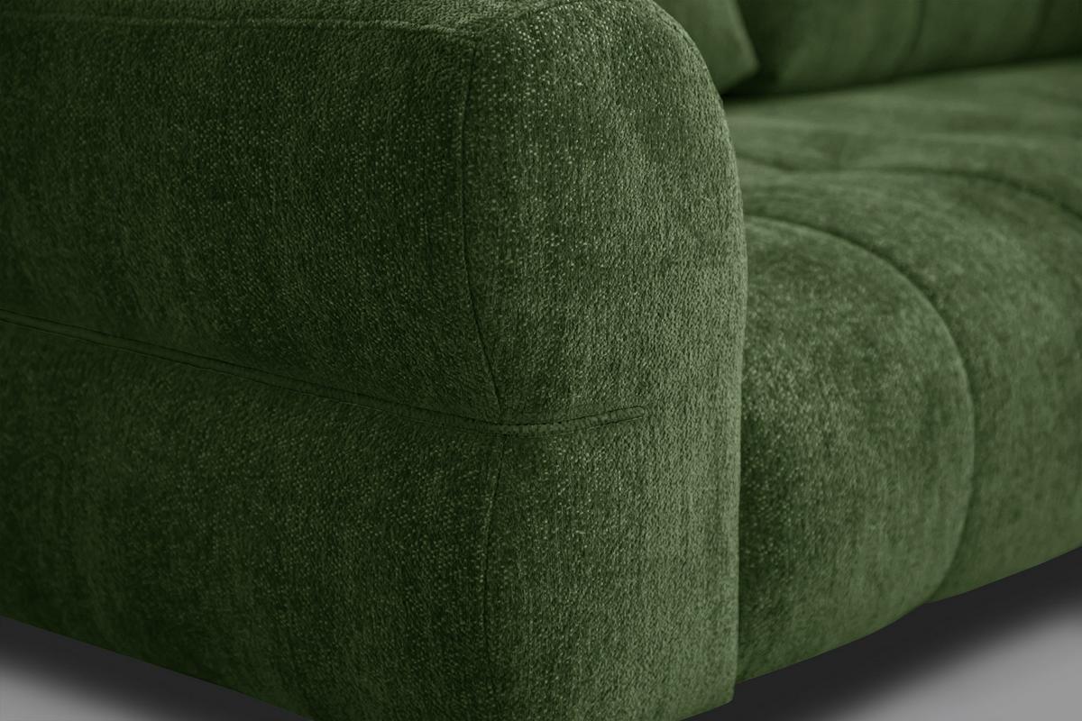 SOFA SALVINI 2,5-Sitzer, dunkelgrün - Dunkelgrün, Holz/Textil (206/88/99cm) - Wozimo