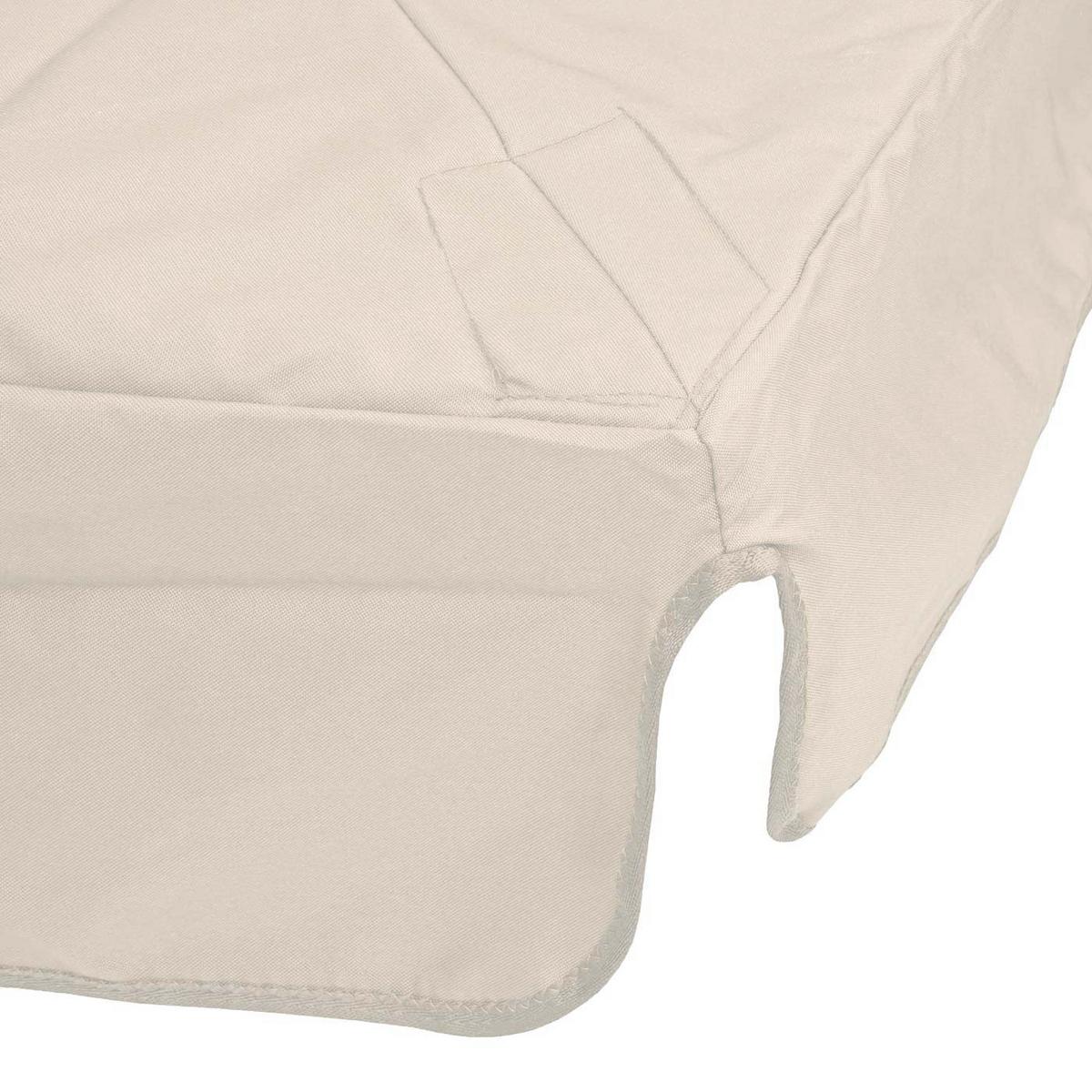 ERSATZ-BEZUG FÜR SCHIRM Cremeweiß - Weiß, Textil (335/335cm) - MCW