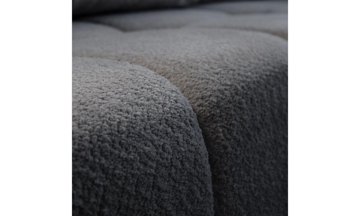 ECKSOFA MALIBU XL 275/150/87 cm Coral 80 - Anthrazit, Textil (275/150cm) - Lookway