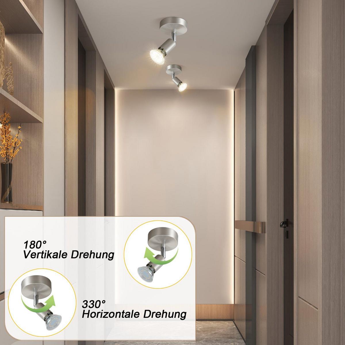 DECKENSTRAHLER Aquaman 9/9/2.5cm - Silberfarben, Metall (9/9/2.5cm) - ZMH