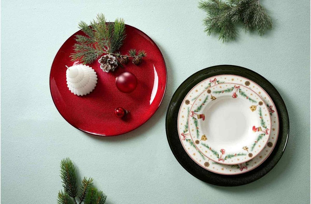 SPEISETELLER Holly bunt ø 27 cm 6er Set - Multicolor, Keramik (27cm) - Ritzenhoff Breker