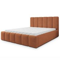POLSTERBETT ATTORA Q 160x200 cm mit Bettkästen - Kupferfarben - Kupferfarben, Holz (160/200cm) - MASSENO