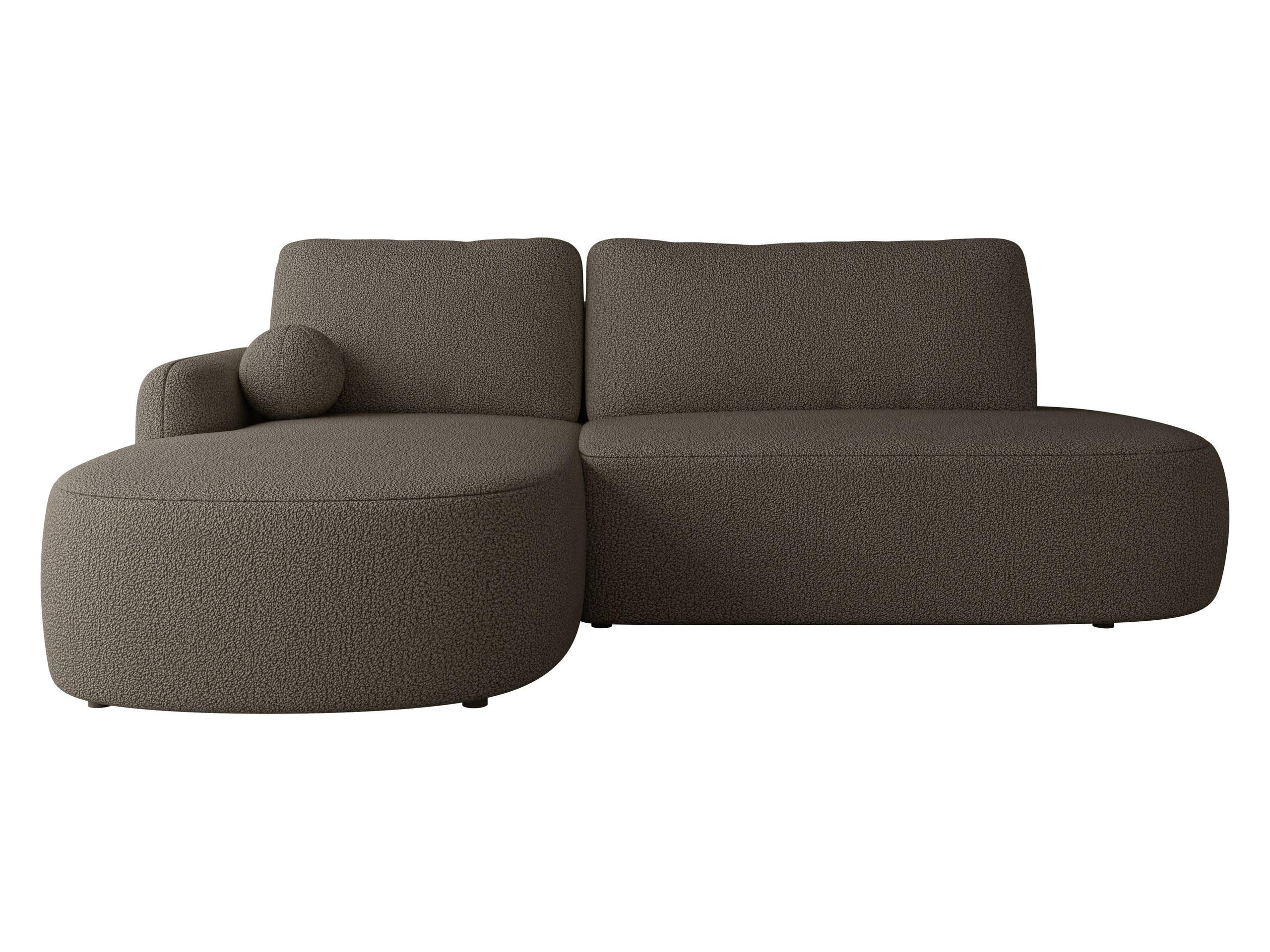 ECKSOFA Loridu O Premium, Seite: Links - Wengefarben/Schwarz, Holz/Kunststoff (274/174cm) - MIRJAN24