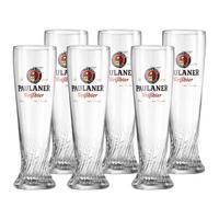 WEIZENBIERGLÄSER Paulaner transparent 500 ml 6er Set - Transparent, Glas (0.5L) - Ritzenhoff Breker