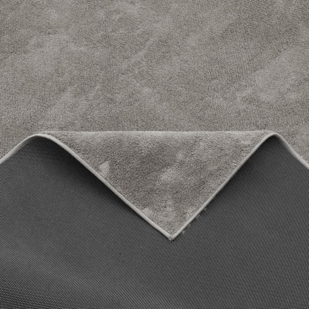 HOCHFLOR LANGFLOR TEPPICH SUPER SOFT MELIA - Grau, Textil (80/150cm) - Pergamon