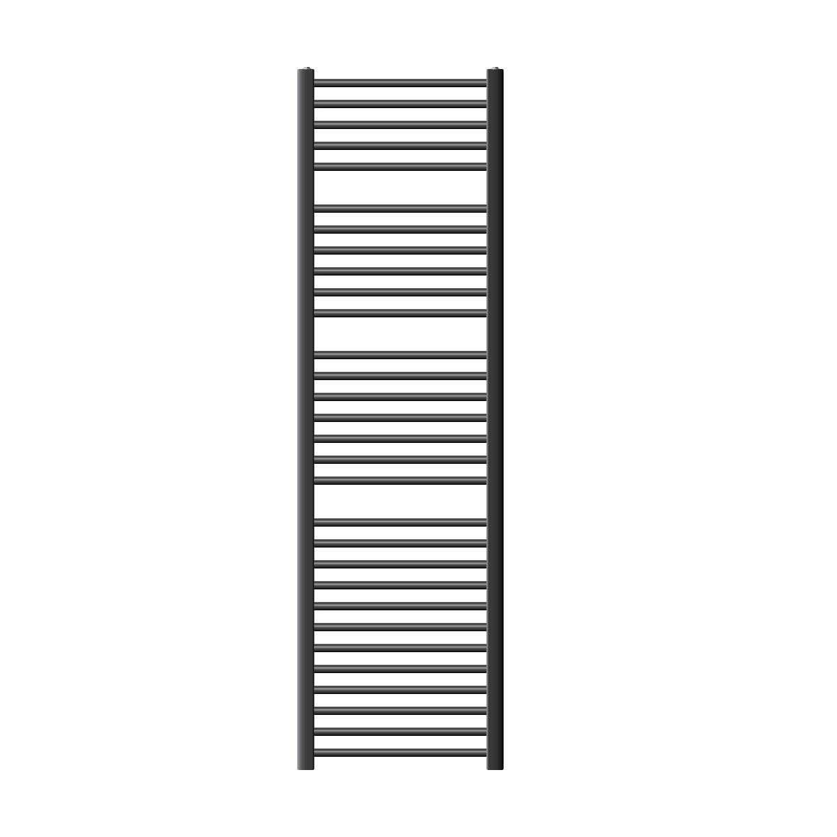 BADHEIZKÖRPER elektrisch Sahara 500x1800 mm Anthrazit gerade mit Heizstab 1200W Digital - Anthrazit, Metall (50/180/3cm) - LuxeBath