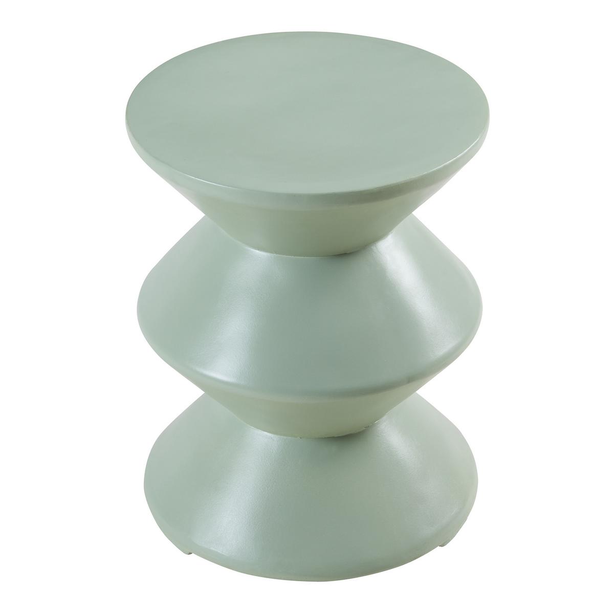 BEISTELLTISCH Kyppeslo - Mintgrün, Stein (36.5/36.5/47cm) - [en.casa]