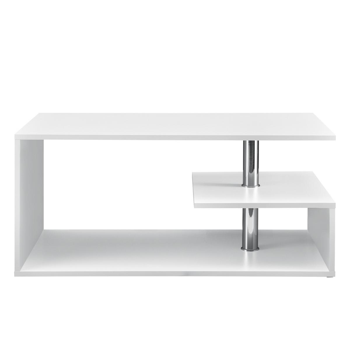 COUCHTISCH Haarlem 50/90/41 - Weiß, Holzwerkstoff (90/50/41cm) - [en.casa]