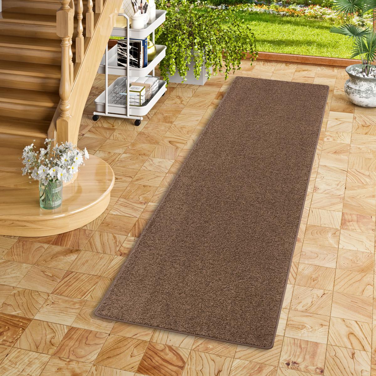 HOCHFLOR LANGFLOR TEPPICH LÄUFER COTTAGE - Mokka, Textil (80/240cm) - Snapstyle
