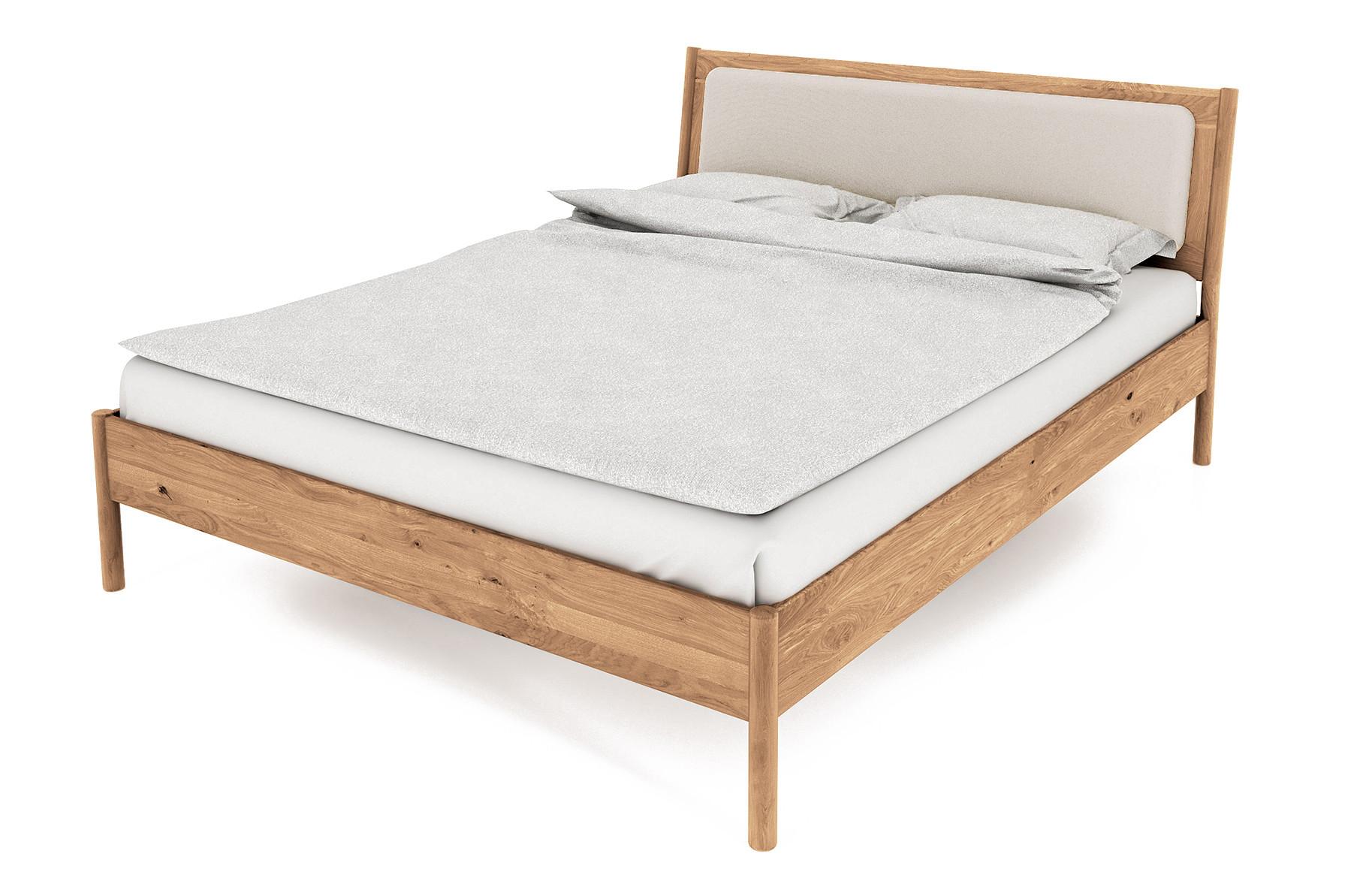 BETT MIT POLSTERKOPFTEIL INA 80x200 Wildeiche - Beige, Holz (80/200cm) - byoak