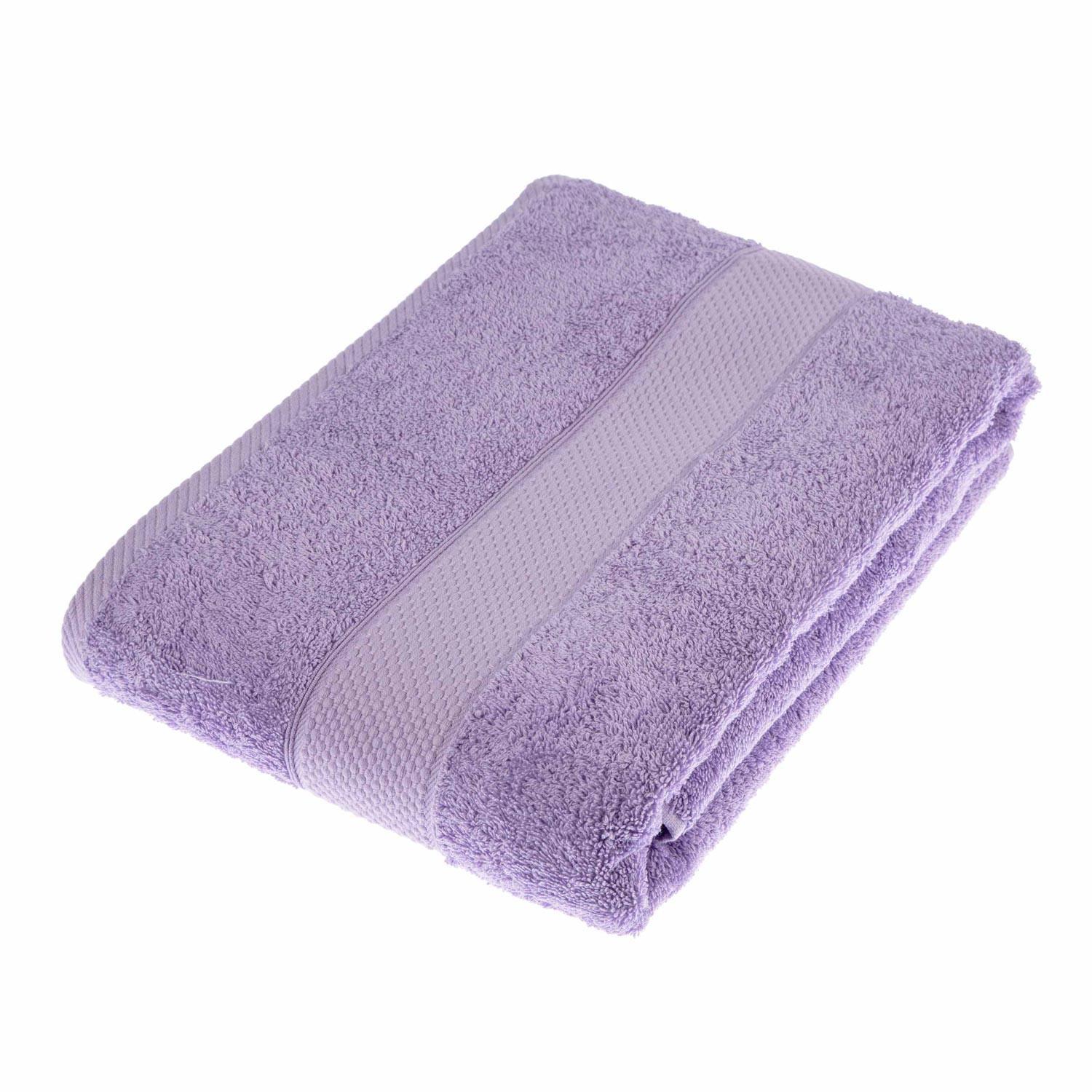 BADETUCH Essential flieder 100/150 cm - Flieder, Textil (100/150cm) - Homescapes