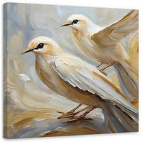 KUNSTDRUCK Beige 30/30 cm - Beige, Textil (30/30cm) - KUNSTLOFT