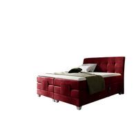 BOXSPRINGBETT Elektrisch Franco - Rot, Holzwerkstoff/Textil (160/200cm) - Fun Möbel