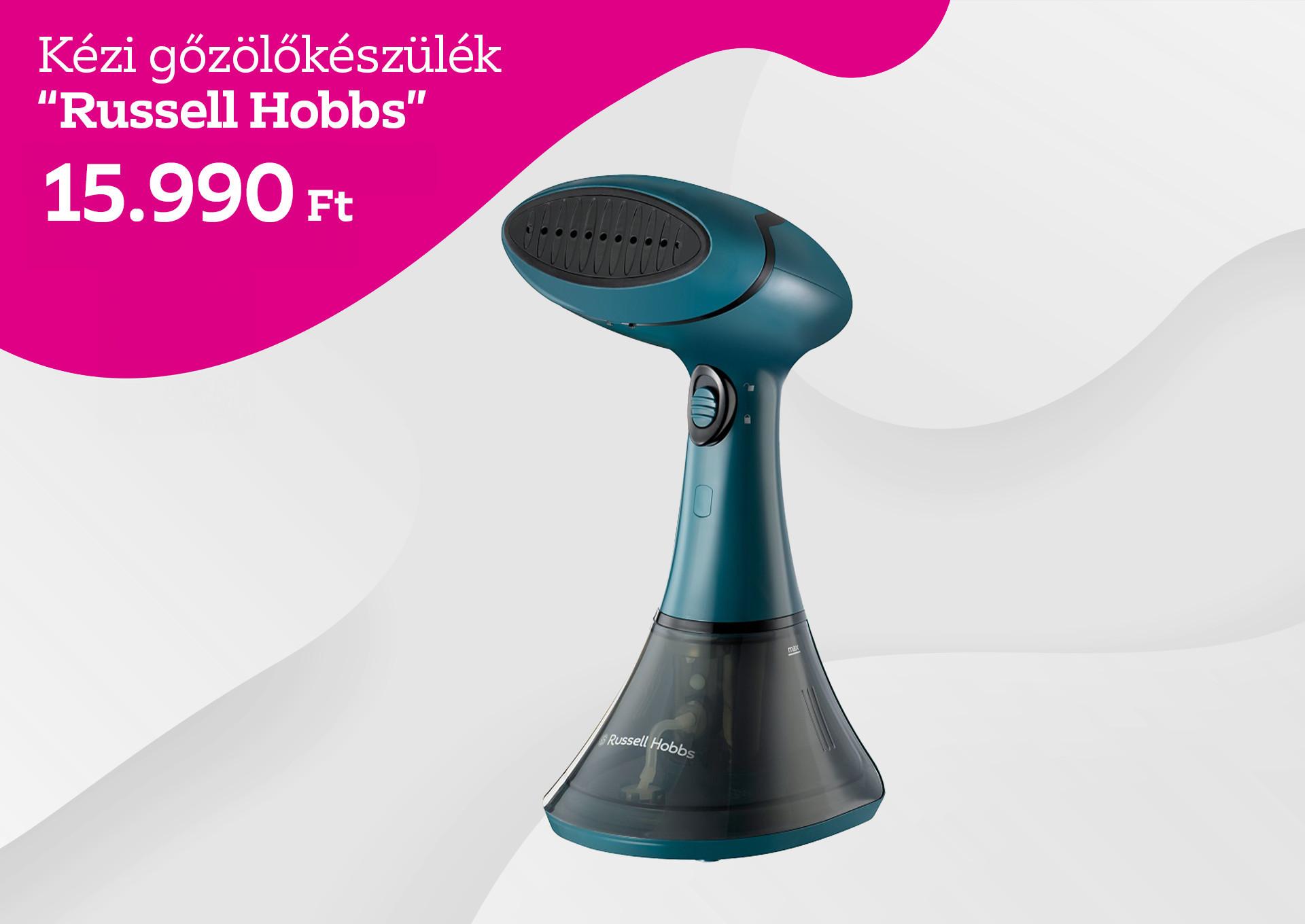 Kézi gőzölőkészülék RUSSELL HOBBS 15990 Forint