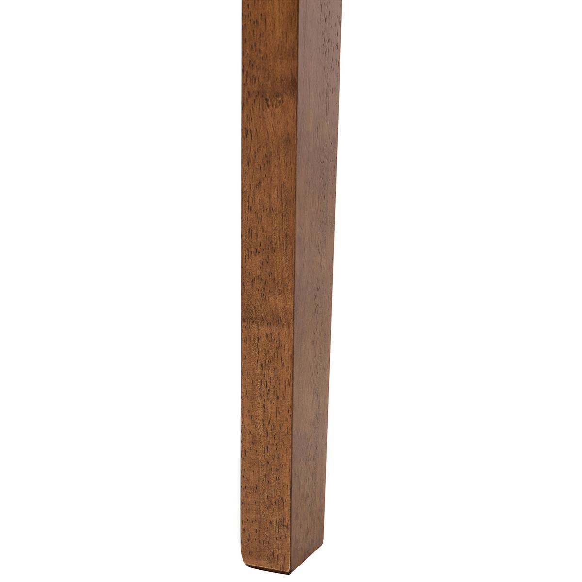 ESSZIMMERSTUHL 2er Set Holz Braun Houston - Schwarz/Braun, Holz (44/94/51cm) - Beliani