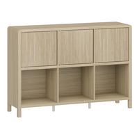 SIDEBOARD Lukkodso - Eichefarben, Holzwerkstoff (110/76.5/30cm) - [en.casa]