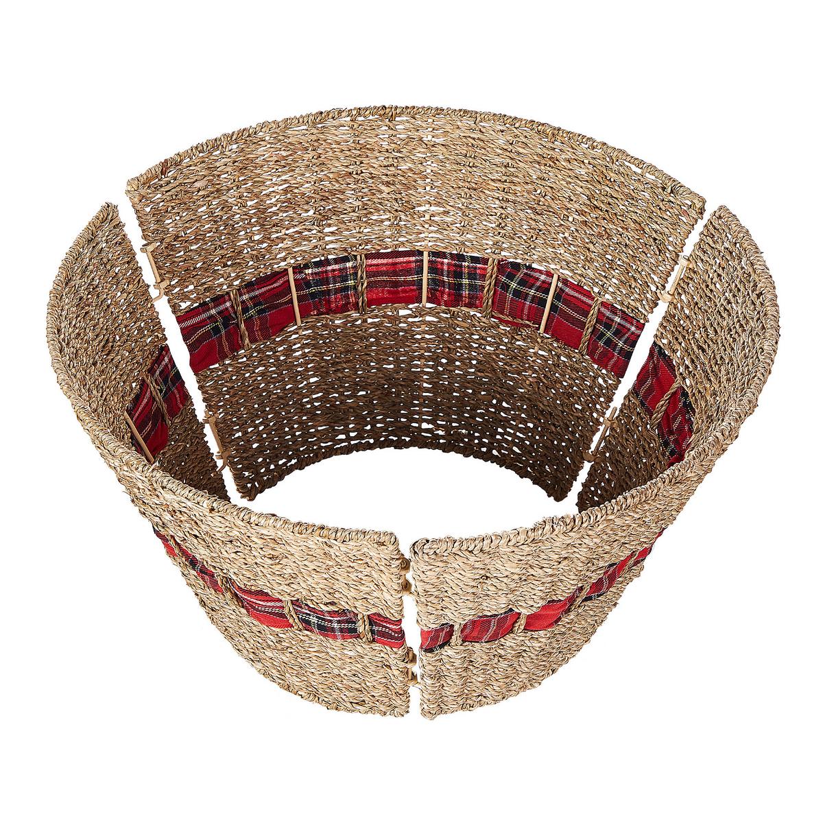 WEIHNACHTSBAUMKRAGEN 27 cm Naturfarben Marche - Naturfarben, Naturmaterialien (27cm) - Beliani