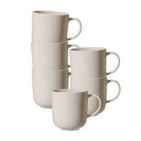 KAFFEEBECHER Laredo beige 400 ml 6er Set - Beige, Keramik (0.4L) - Ritzenhoff Breker