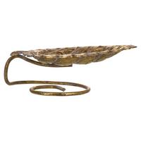 DEKORATIVE FIGUR aus Metall, golden, 24x14x8cm - Goldfarben, Metall (24/8/13.5cm) - Wanderlust