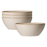 SCHALEN Olivia beige ø 23 cm 4er Set - Beige, Keramik (23cm) - Ritzenhoff Breker