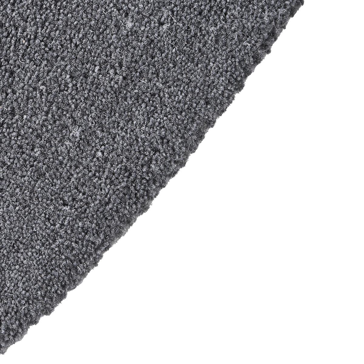 TEPPICH Grau 160/160 cm Wolle Mysuru - Grau, Textil (160/160cm) - Beliani
