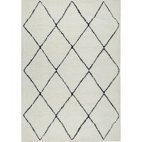 TEPPICHLÄUFER Berber ATRIO Polypropylen Creme-Schwarz 80 x 150 cm - Multicolor, Textil (80/150cm) - KADIMA DESIGN