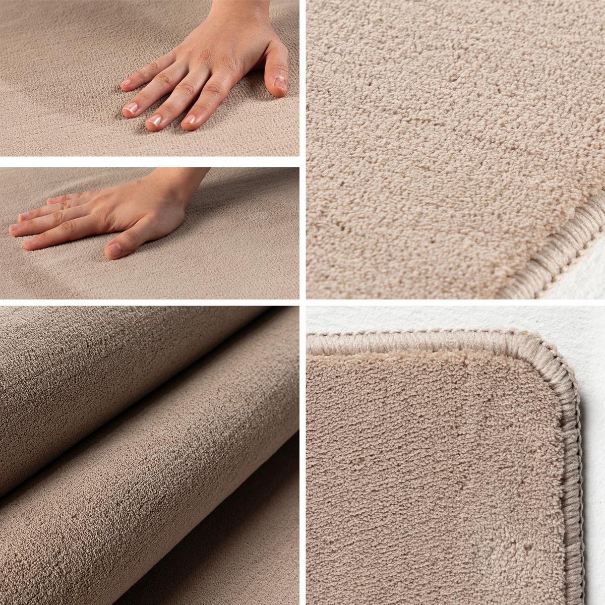 TEPPICH Kurzflor Waschbar LECH in Beige, einfarbig, 200 x 290 cm - Beige, Textil (290/200cm) - KADIMA DESIGN