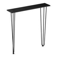 KONSOLENTISCH Kokemäki - Schwarz, Metall (18/80/82cm) - [en.casa]