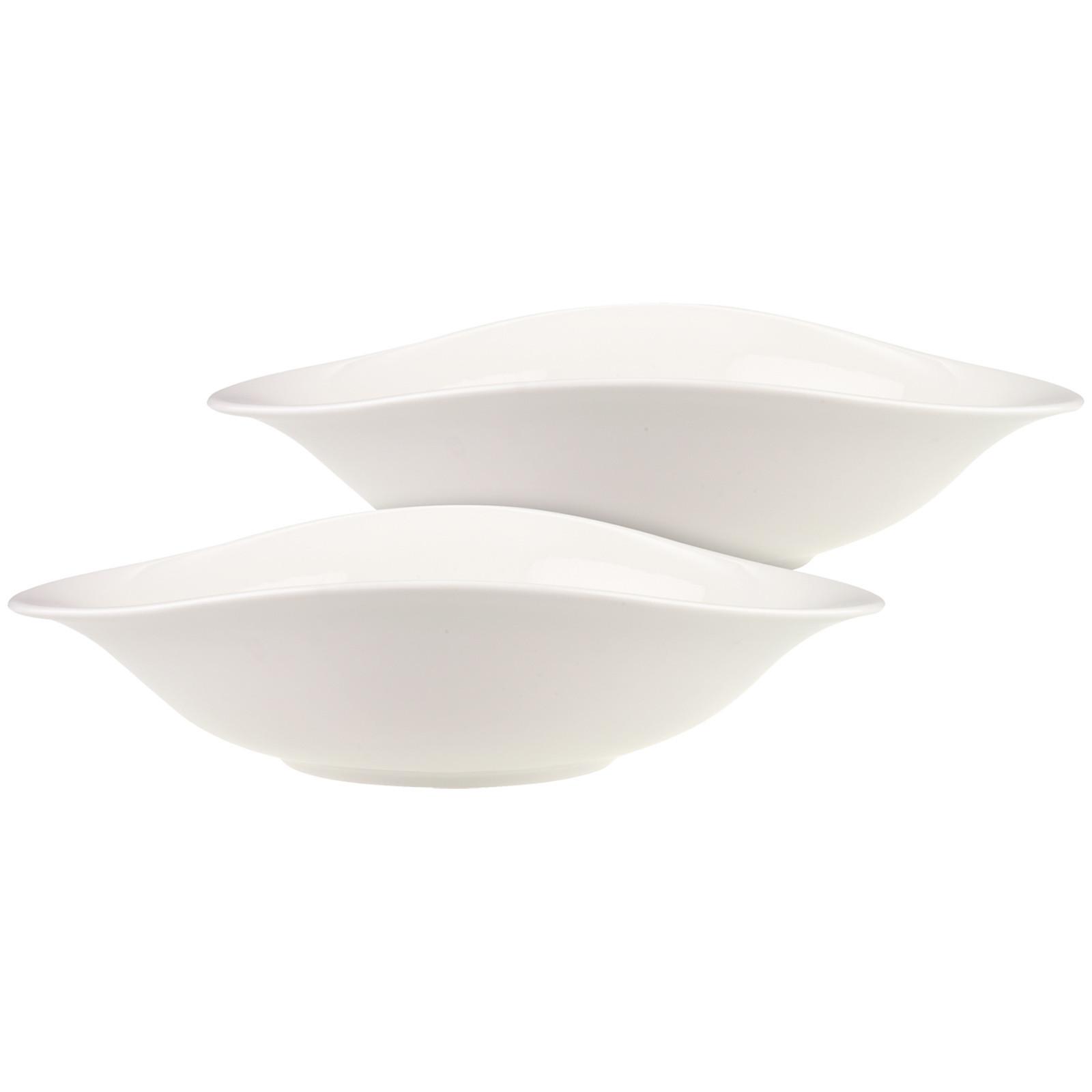 PASTASCHALEN Vapiano weiß 28 x 21 cm 2er Set - Weiß, Keramik (1cm) - Villeroy & Boch