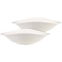 PASTASCHALEN Vapiano weiß 28 x 21 cm 2er Set - Weiß, Keramik (1cm) - Villeroy & Boch