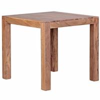 ESSTISCH Massivholz Rechteckig Zeitlos MUMBAI, Akazie 80x80x76 cm - Akaziefarben, Holz (80/80/76cm) - KADIMA DESIGN