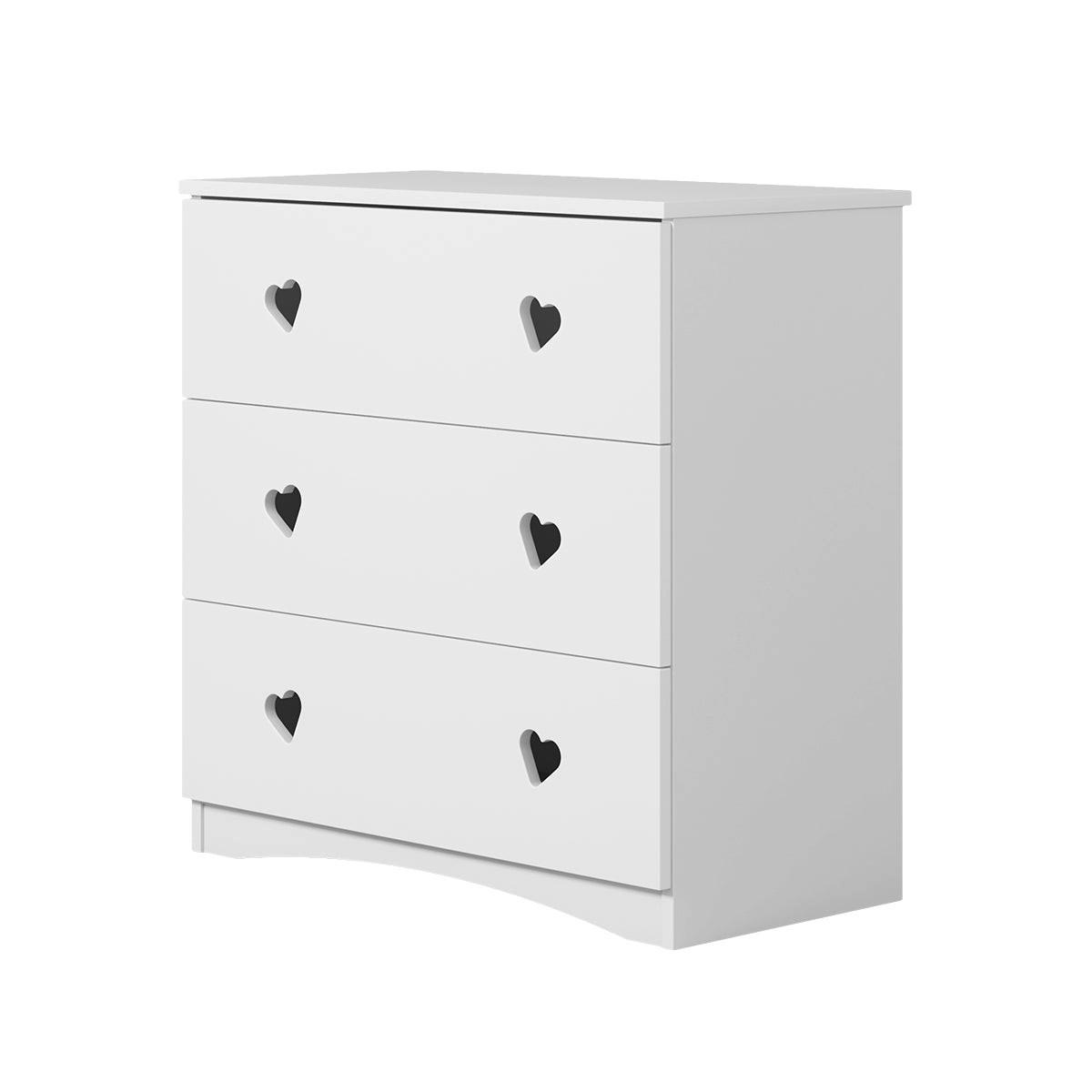 WICKELKOMMODE Weiß - Weiß, Holzwerkstoff (81/80/42cm) - Petits-meubles